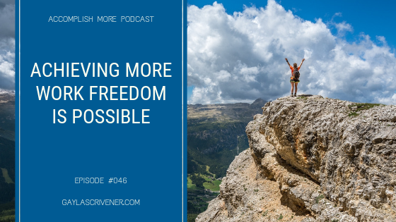 #046 - Achieving More Work Freedom is Possible