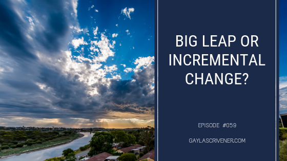 Big Leap or Incremental Change